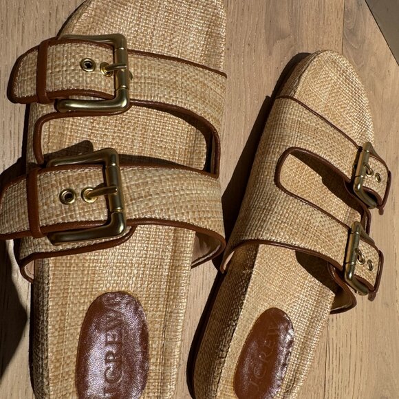 NWOT J Crew Marlow sandals in raffia - 10.5 - Picture 6 of 7